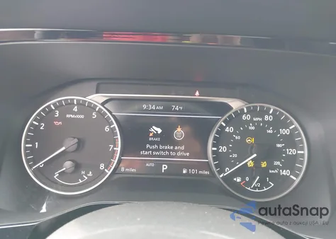 2025 Nissan Pathfinder Rock Creek 4Wd z USA, uszkodzony, nr VIN 5N1DR3BD3SC255666